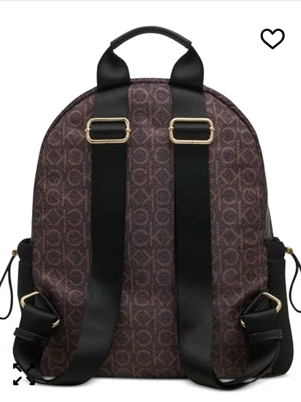 Calvin‎ Klein Jessie Mesh Side Pocket Nylon Backpack